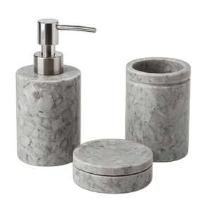 ست سرویس بهداشتی 3 تکه مدل مرمریت