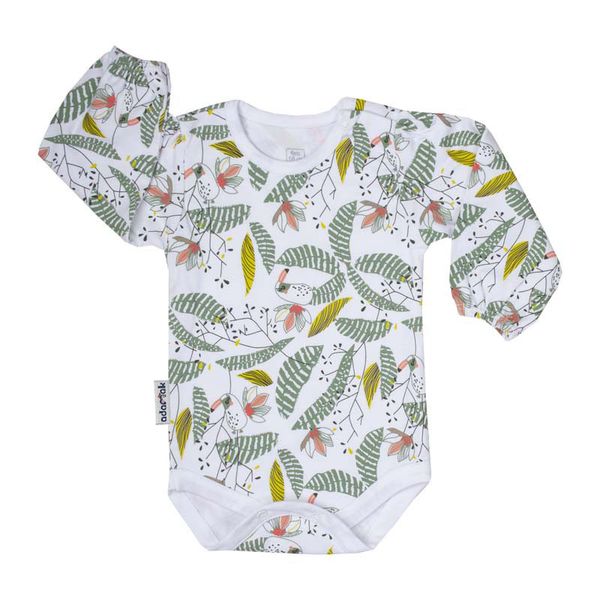  بادی آستین بلند نوزادی آدمک مدل طوطی