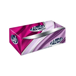 دستمال کاغذی 100 برگ سه لایه پاپیا مدل A1 