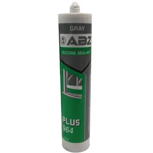 چسب درزگیر سیلیکونی ای بی زد مدل Plus 964 Gray حجم 300 میلی لیتر