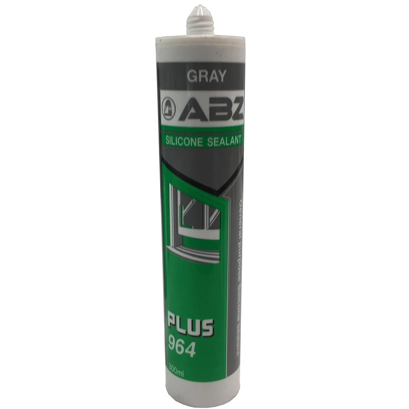 چسب درزگیر سیلیکونی ای بی زد مدل Plus 964 Gray حجم 300 میلی لیتر
