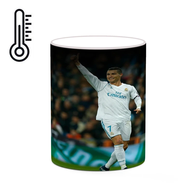 ماگ حرارتی کاکتی طرح Ronaldo رونالدو مدل mgh43049