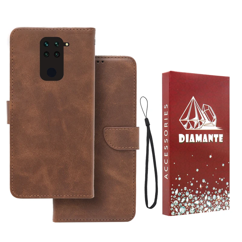 کیف کلاسوری دیامانته مدل Band Rd مناسب برای گوشی موبایل شیائومی Redmi Note 9 به همراه بندآویز