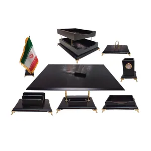 ست لوازم اداری رومیزی مدل Mz1313 مجموعه 9 عددی