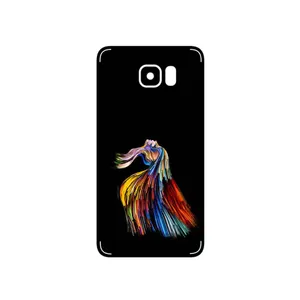 MAHOOT Rainbow Hair Digital Art Cover Sticker for Samsung Galaxy Note 5