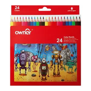 مداد رنگی 24 رنگ اونر مدل Robots 141626