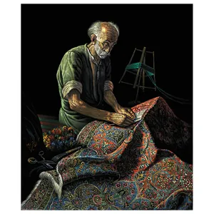 نقاشی رنگ روغن طرح رفوگر