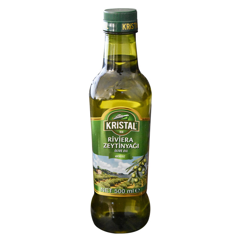 روغن زیتون بکر بی بو کریستال - 500 میلی لیتر