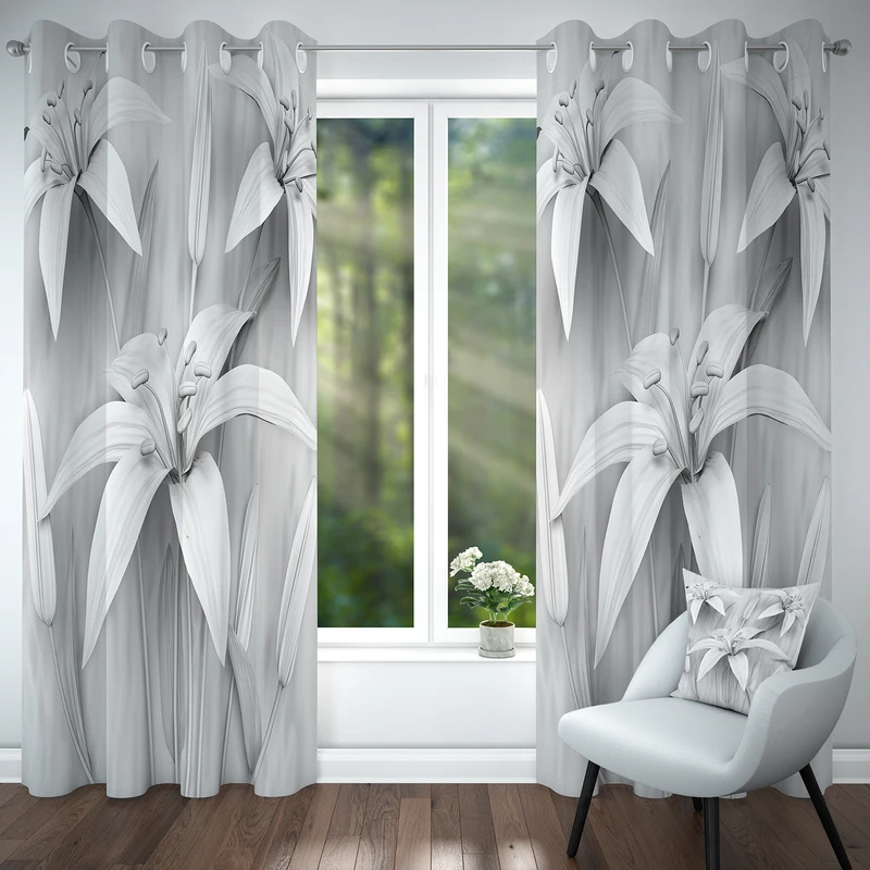 پرده مدل هازان کد 4261 سایز 140x280 سانتی متر