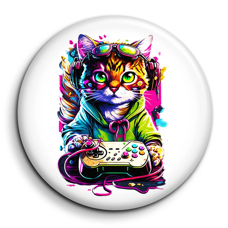 پیکسل گالری باجو طرح گربه ملوس و بامزه کد cat 24