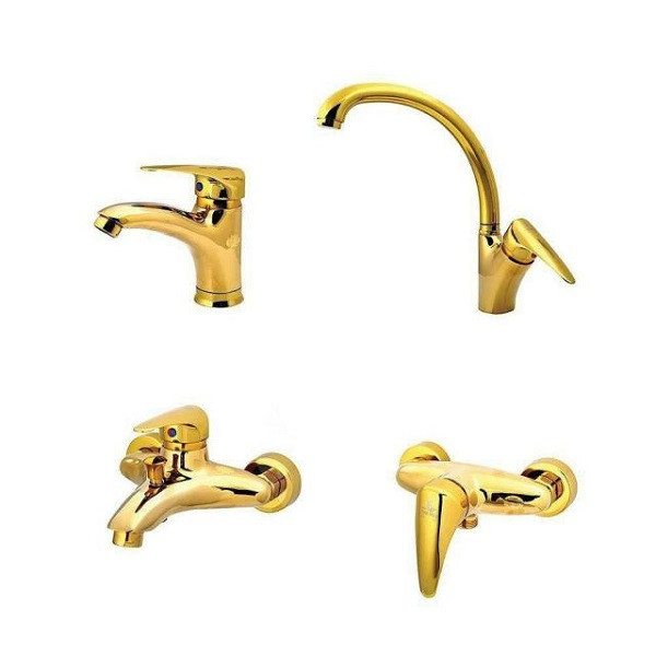 ست شیرآلات تیرداد مدل مروارید مجموعه چهار عددی