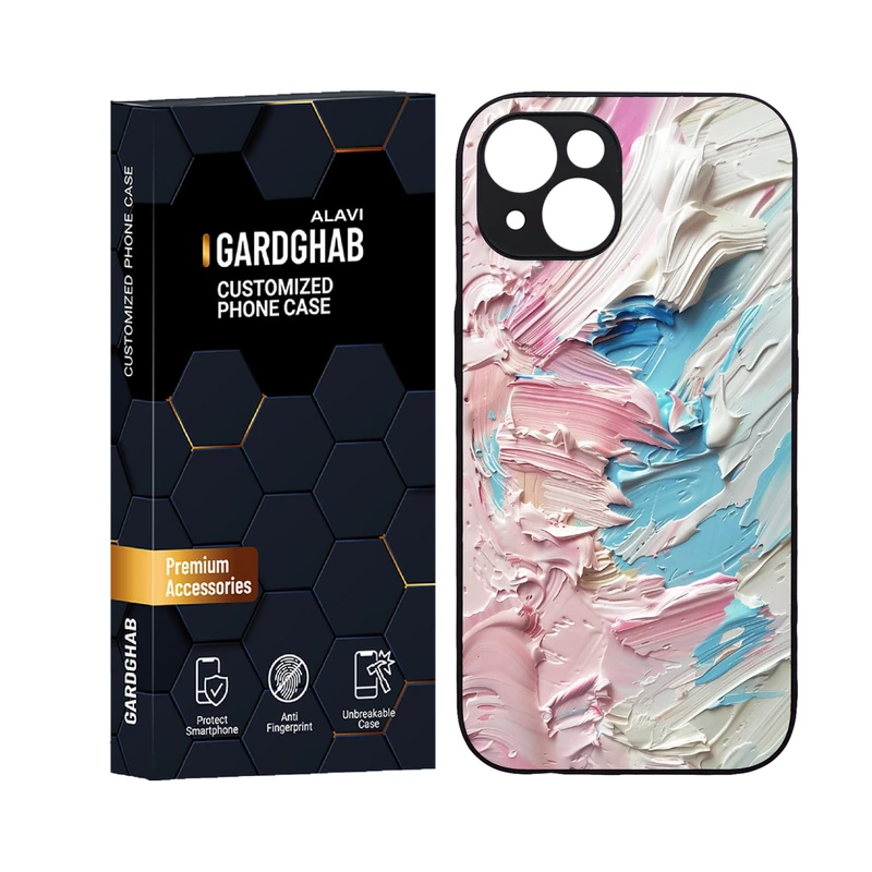 کاور گارد قاب علوی مدل دورژله ای هنری مناسب برای گوشی موبایل اپل iPhone 14