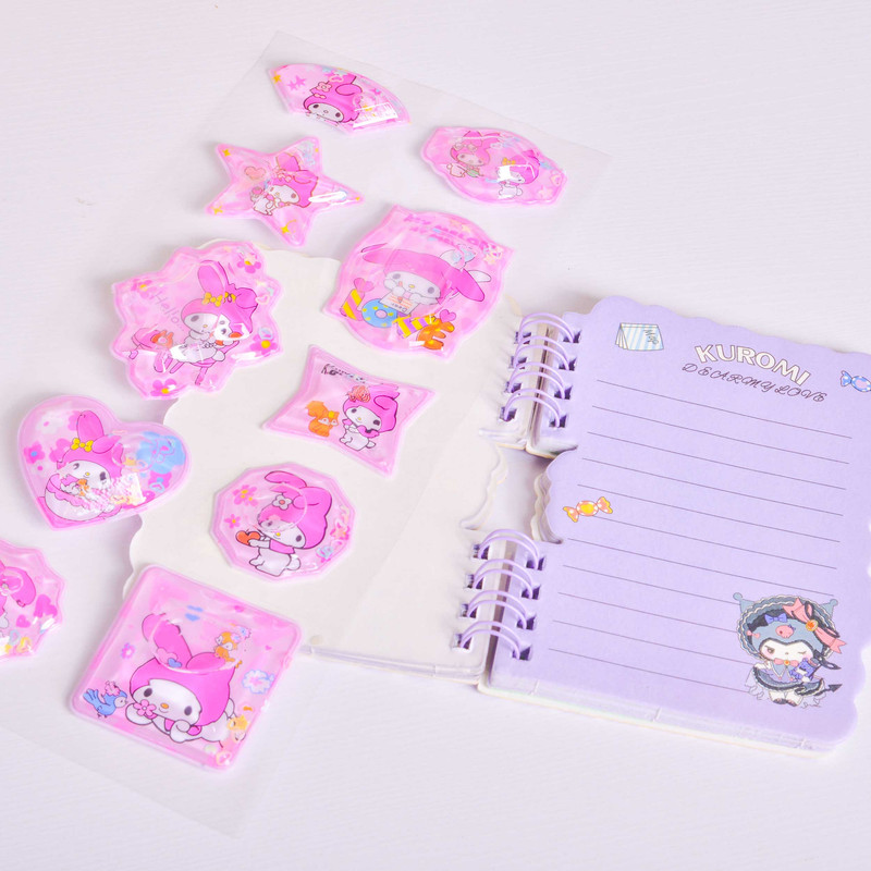 بسته لوازم تحریر مدل کرومی و ملودی مجموعه 3 عددی