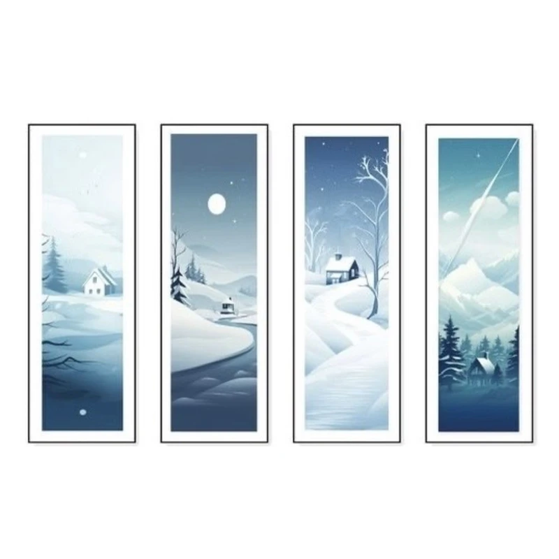 نشانگر کتاب طرح یخی کد N034 بسته چهار عددی 