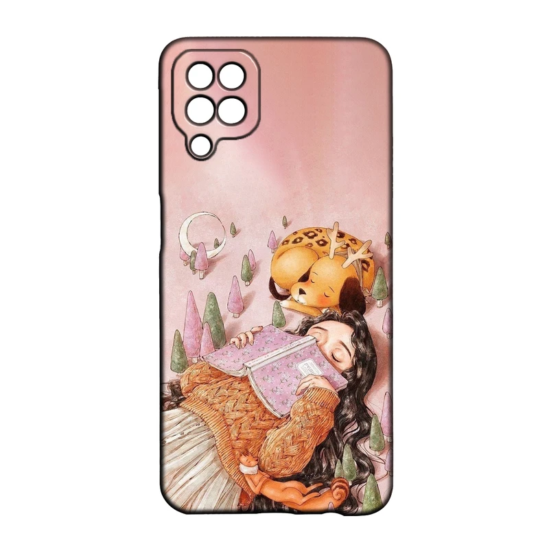 کاور طرح دخترانه کد 271 مناسب برای گوشی موبایل سامسونگ Galaxy A22 4g
