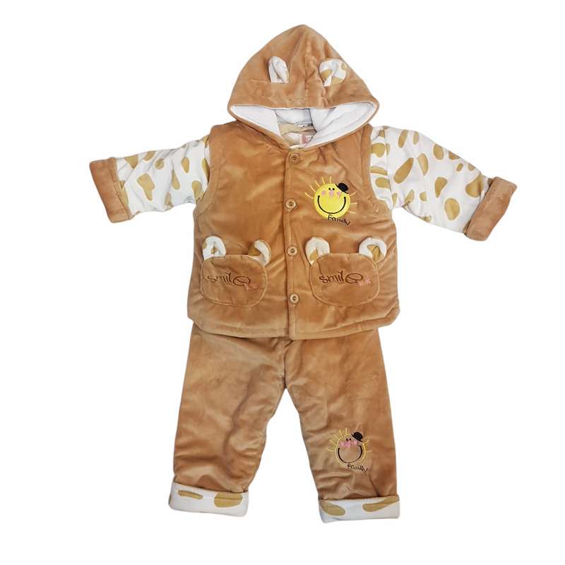 ست 3 تکه لباس نوزادی مدل ASH818