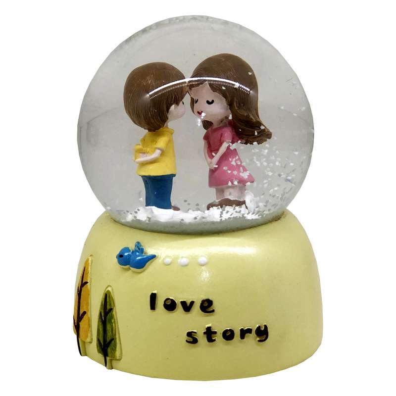 گوی موزیکال مدل Love طرح گنجشک و درخت کد B84869-18