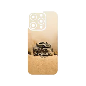 MAHOOT Leopard_2A5_tank Cover Sticker for Apple iPhone 15 Pro
