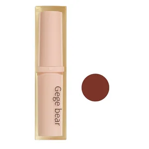 رژ لب جامد براق گه گه بیر مدل کریستالی رنگ قهوه ای شماره 05