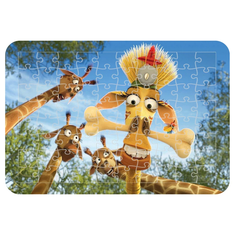 پازل 54 تکه مدل CHB1940 طرح انیمیشن حیوانات ماداگاسکار