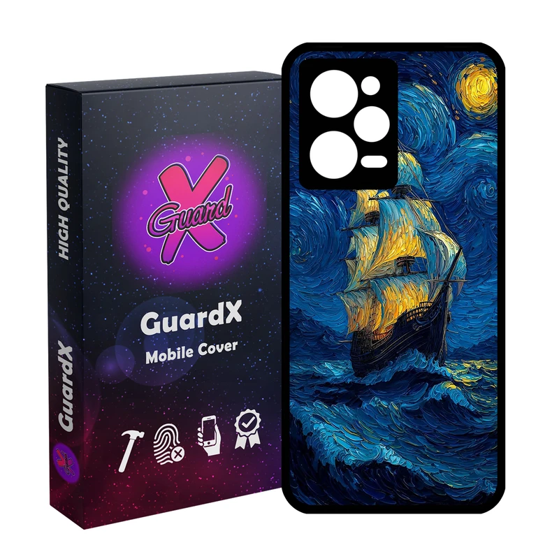 کاور گارد ایکس طرح کشتی ونگوگ مدل 10900 مناسب برای گوشی موبایل شیائومی Redmi Note 12 Pro 5G/Poco X5 Pro 5G/Note 12 Pro Speed
