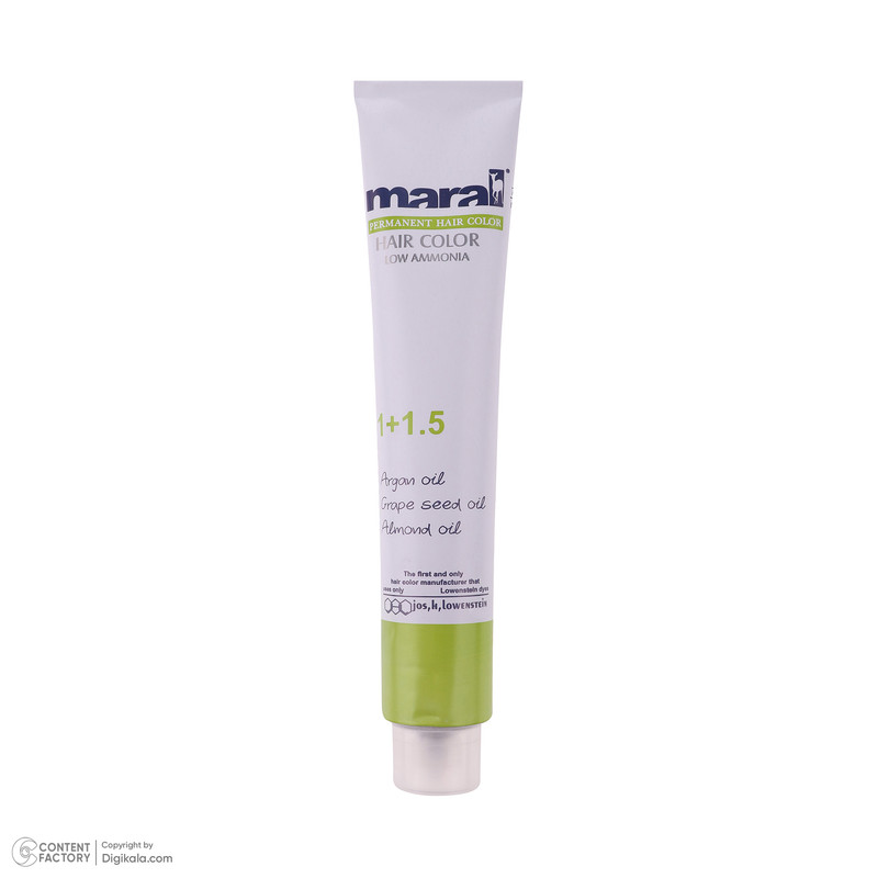 رنگ مو مارال سری دودی شماره 7.1 حجم 100 میلی لیتر رنگ بلوند دودی متوسط