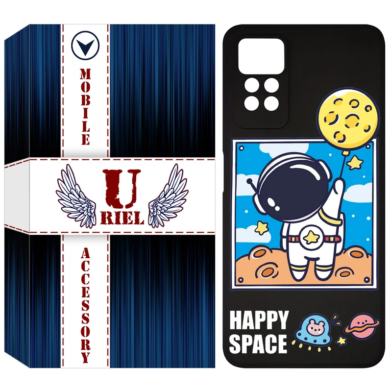 کاور یوریل مدل KSH کد 7 طرح فضانورد مناسب برای گوشی موبایل شیائومی Redmi Note 12 Pro 4G