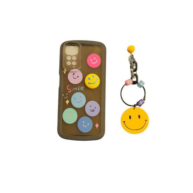 کاور کد Emoji _44 مناسب برای گوشی موبایل شیائومی Redmi  note 11/note 11 S به همراه بند آویز