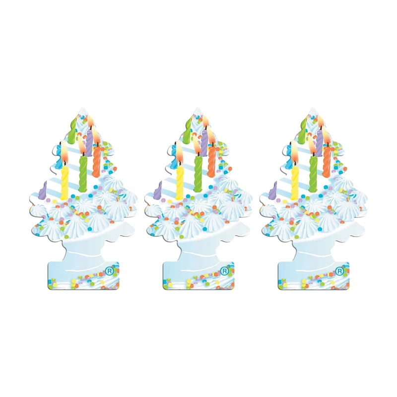 خوشبوکننده خودرو لیتل تریس مدل Trees رایحه !Celebrate بسته 3 عددی