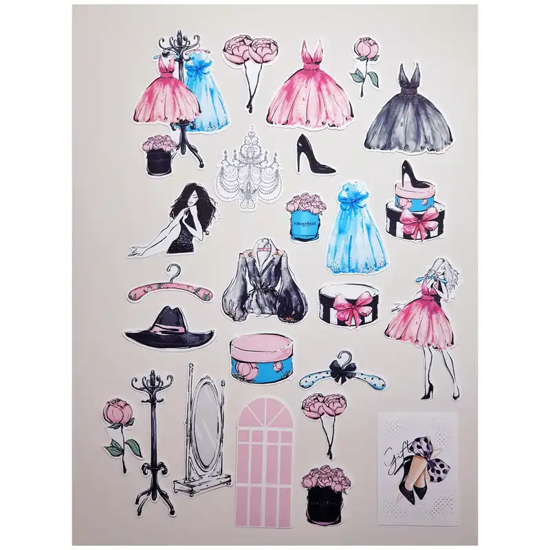 کارت پستال مدل My Stile بولت ژورنال و اسکرپ بوک