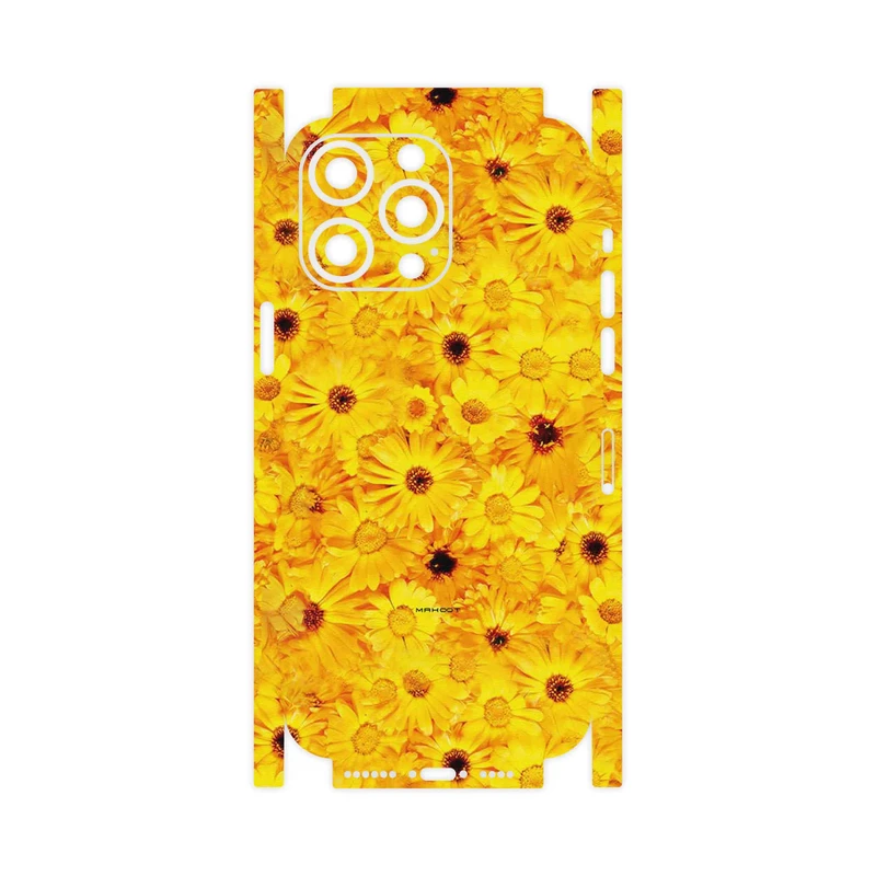 برچسب پوششی ماهوت مدل Yellow_Flower-FullSkin مناسب برای گوشی موبایل اپل iPhone 14 Pro Max
