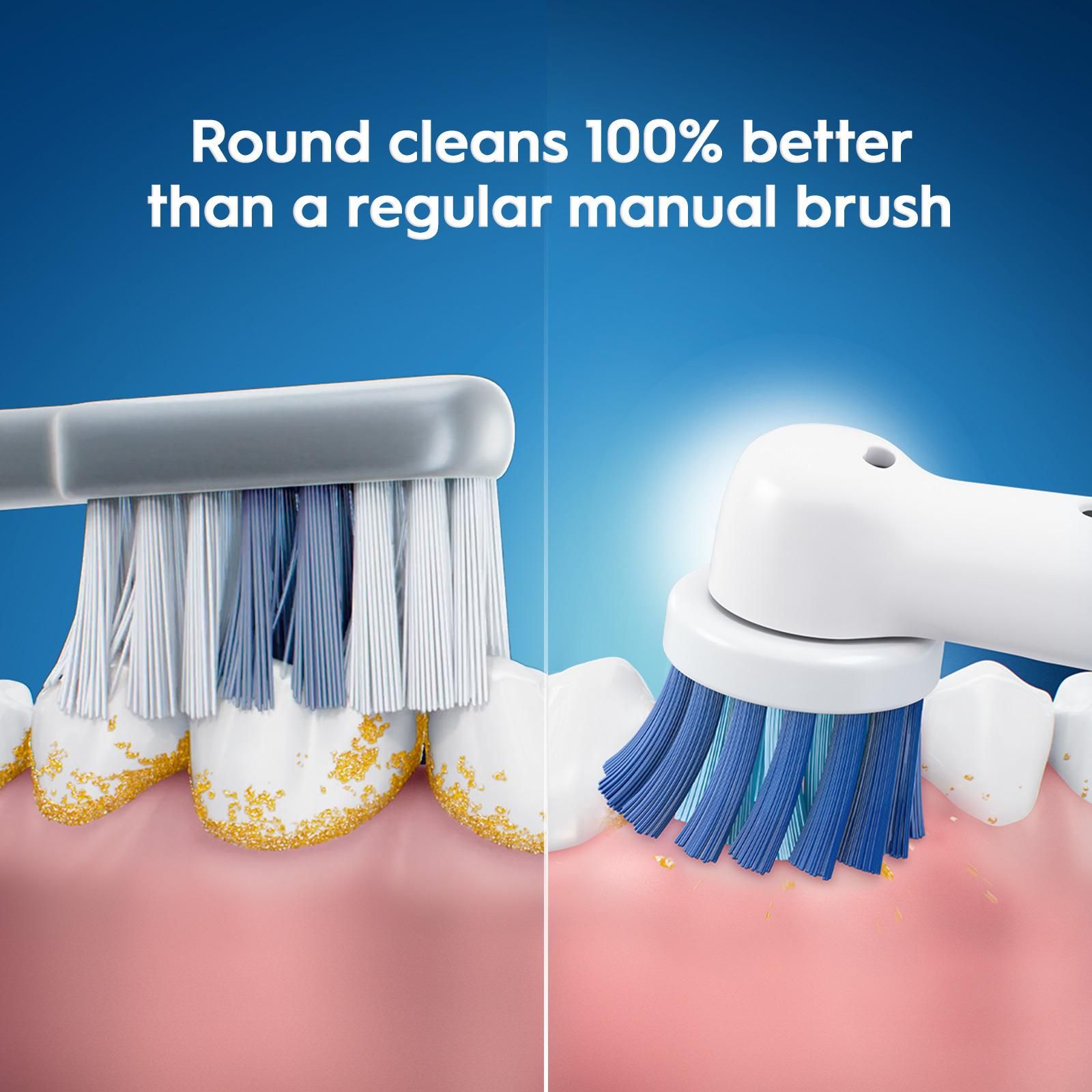 سری یدک مسواک برقی اورال-بی مدل Sensitive Clean بسته 4 عددی -  - 3