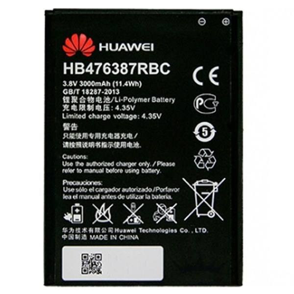 باتری موبایل مدل HB476387RBC ظرفیت 3000 میلی آمپر ساعت مناسب برای گوشی موبایل هوآوی G750