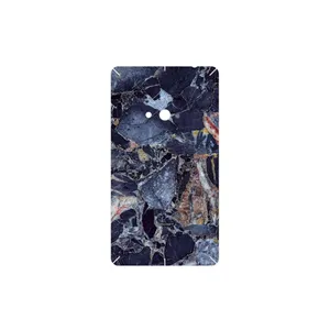 MAHOOT Broken black marble Cover Sticker for Nokia Lumia 625