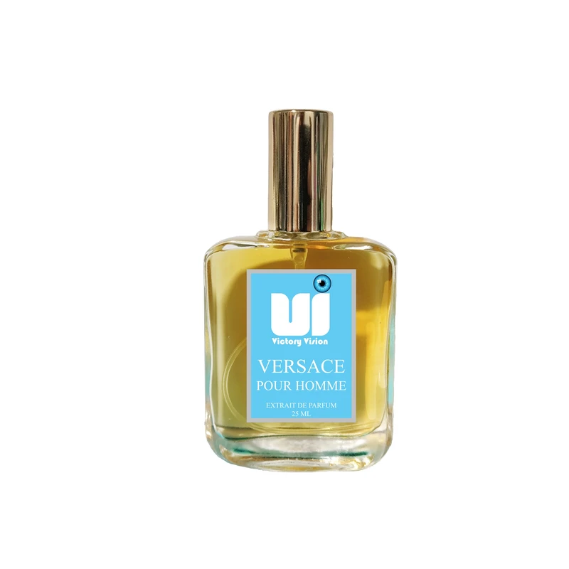 عطر جیبی مردانه ویکتوری ویژن مدل Versace با رایحه خنک و مرکباتی حجم 25 میلی‌لیتر