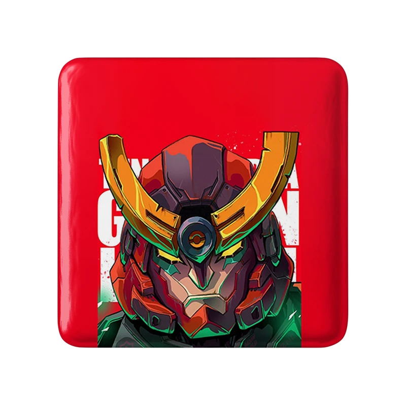 مگنت خندالو طرح انیمه گورن لاگان مدل مربعی کد 32316