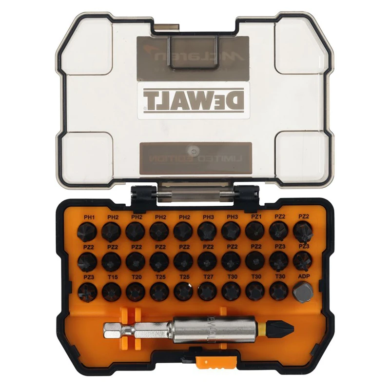 سری پیچ گوشتی دیوالت مدل فشار قوی کد DT70901T-QZ مجموعه 32 عددی