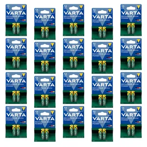 باتری قلمی قابل شارژ وارتا مدل accus 2100 مجموعه 40 عددی