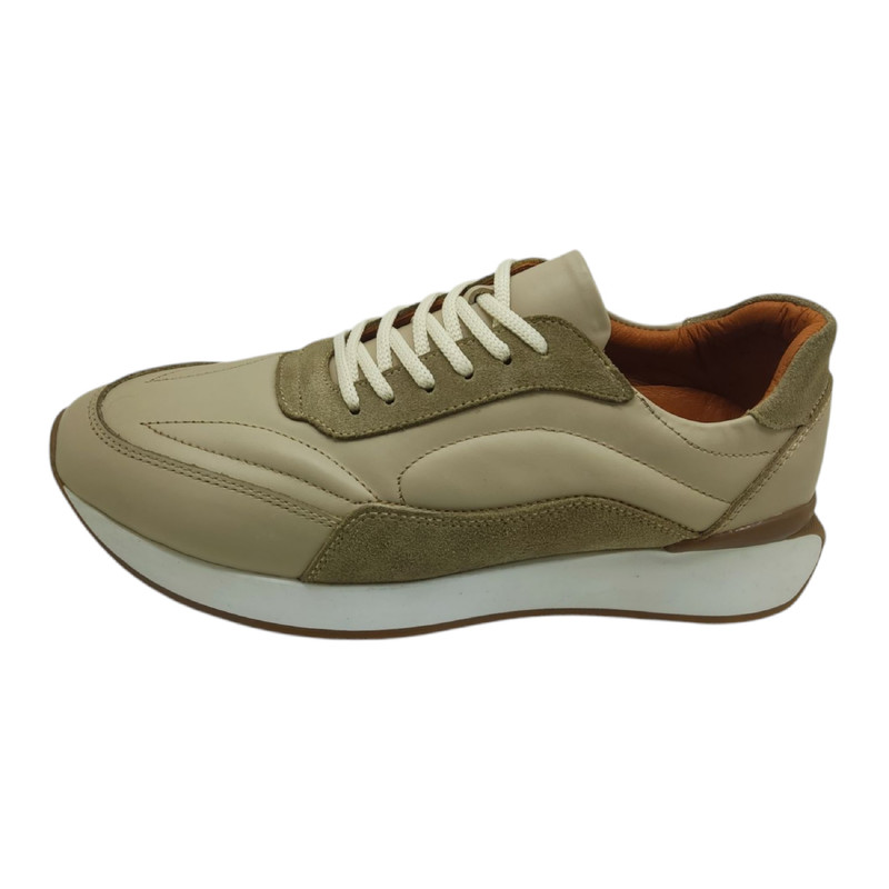 کفش روزمره زنانه چرم قائم مدل Z107