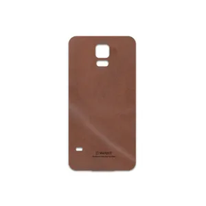 MAHOOT Matte-Natural-Leather Cover Sticker for Samsung Galaxy S5