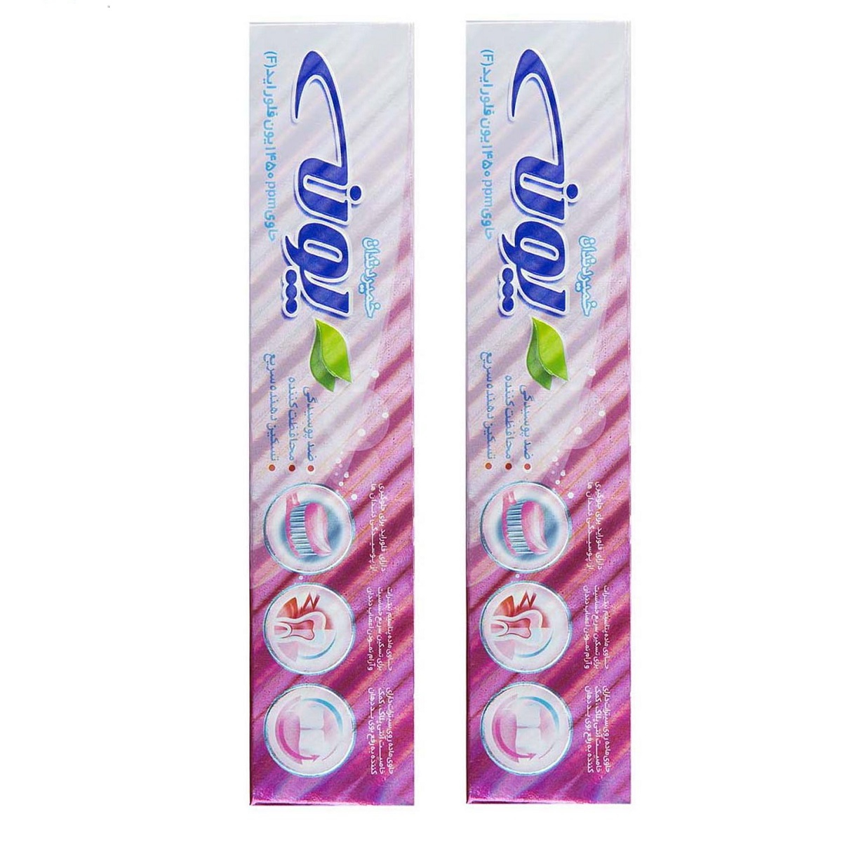خمیر دندان پونه مدل sensitive حجم 100 میلی لیتر بسته 2 عددی