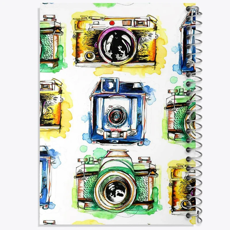 دفتر نت موسیقی 50 برگ خندالو مدل دوربین کد 1698