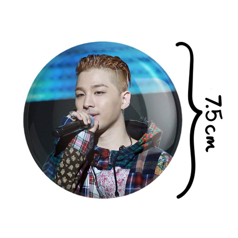 آینه جیبی خندالو مدل ته یانگ گروه بیگ بنگ BIGBANG  کد 12572