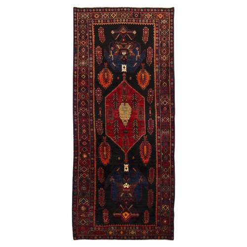 فرش دستبافت چهار متری طرح کردی کد 11.39.467