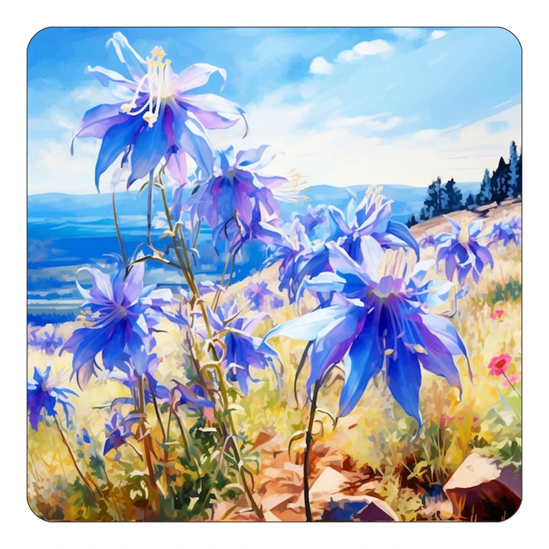 مگنت کاکتی طرح نقاشی رنگ روغن مدل mp71386