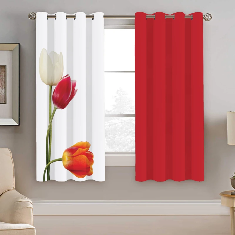 پرده نیروانا طرح گل زیبا مدل هازان کد 8639 سایز 140×200 سانتی متر