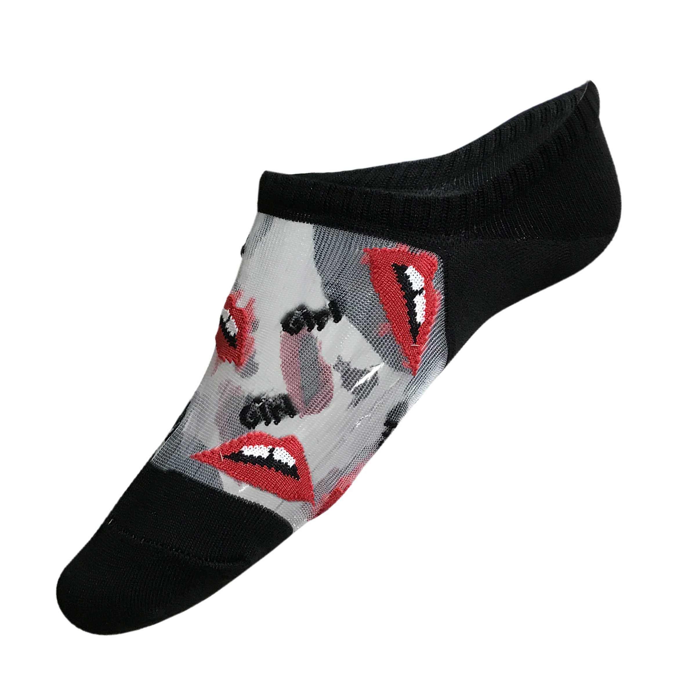 جوراب دخترانه تن پوش هنگامه مدل لب کد 001