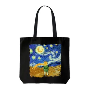 ساک خرید ترمه طراحان ایده مدل شازده کوچولوی ونگوگی کد cfp2078 - S