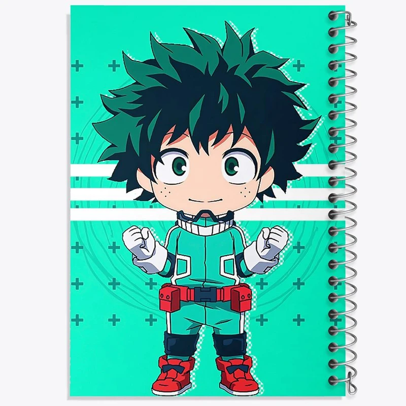 دفتر ژورنال نویسی 50 برگ خندالو مدل نقطه ای طرح میدوریا انیمه آکادمی قهرمان من کد 11597