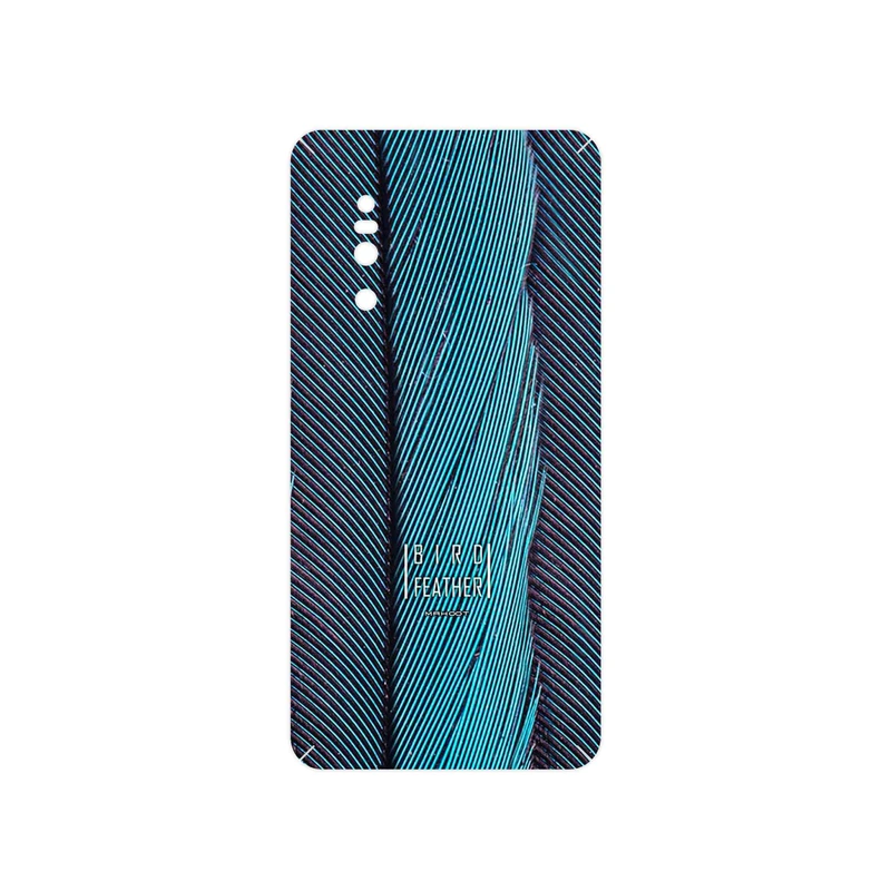 برچسب پوششی ماهوت مدل Turquoise feathers مناسب برای گوشی موبایل ویوو X27